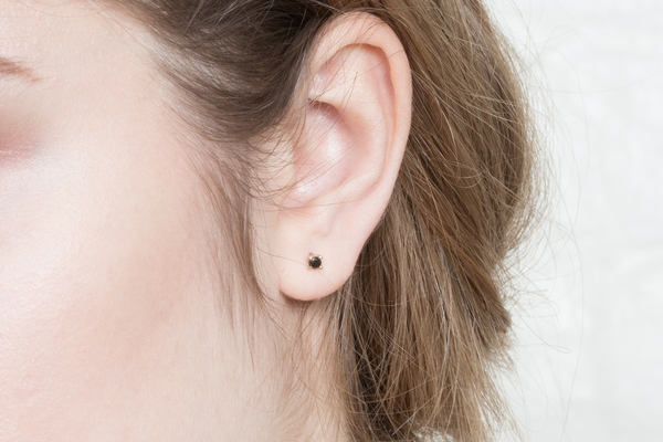 Shahla Karimi 14K Gold Subway Studs - Local Stop Shahla Karimi 14K Gold Subway Studs - Local Stop