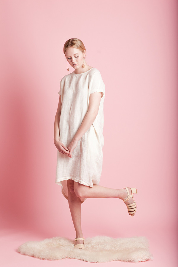 BLACK CRANE COCOON DRESS BLACK CRANE COCOON DRESS