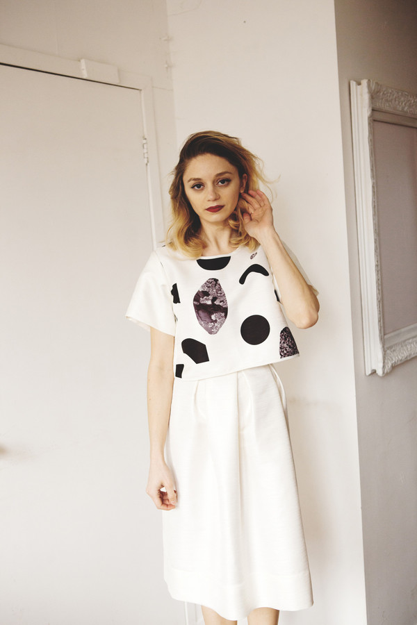 Marigold by Marilyne Baril Willow Skirt (White) Marigold by Marilyne Baril Willow Skirt (White)