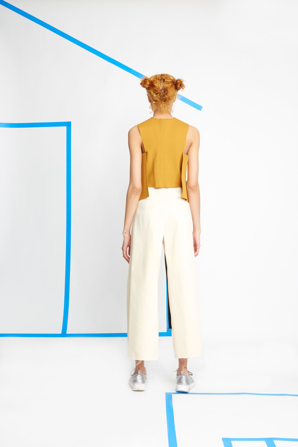 Nancy Stella Soto Offset Denim Trouser Nancy Stella Soto Offset Denim Trouser