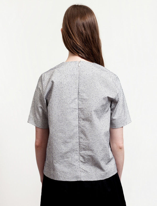 Norse Projects Womens Vita Cotton Slub White/Black Norse Projects Womens Vita Cotton Slub White/Black