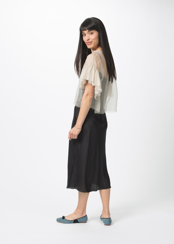 Louiza Babouryan Ruffle Sleeve Top Louiza Babouryan Ruffle Sleeve Top