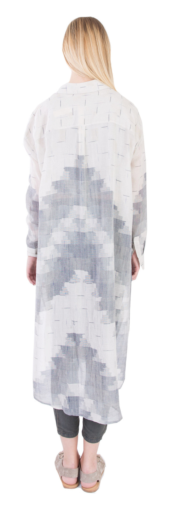 Laura Siegel Long Button Up Kurta Laura Siegel Long Button Up Kurta