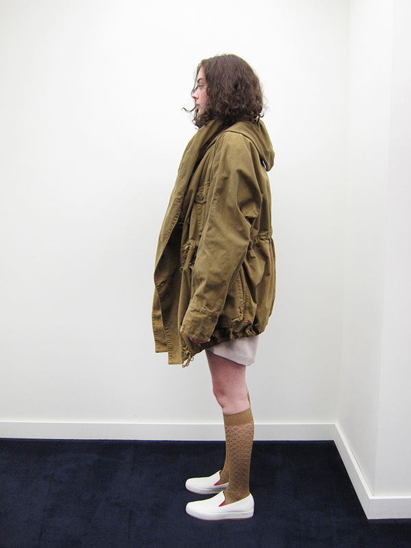 Unisex Katsuragi Ring Coat, Khaki Gold Unisex Katsuragi Ring Coat, Khaki Gold