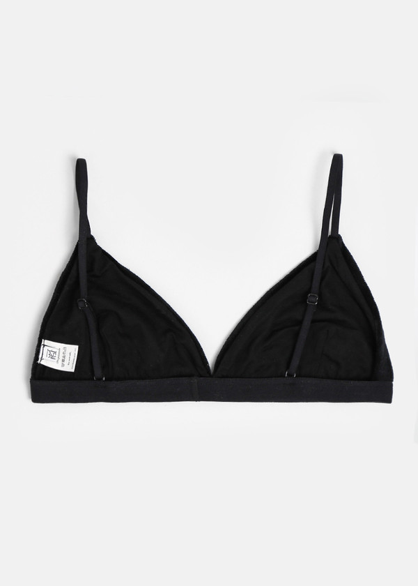 Baserange Black Velours Mississippi Bra Baserange Black Velours Mississippi Bra