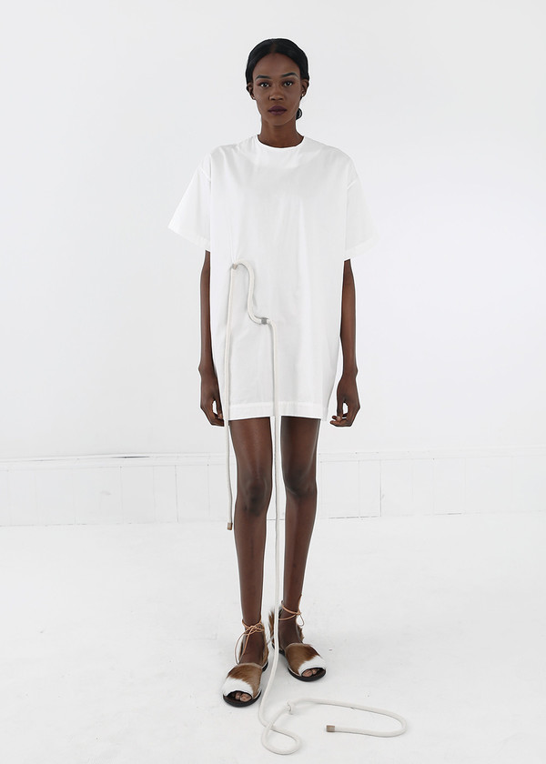 Delfina Balda White Paradiso Tunic Tee Delfina Balda White Paradiso Tunic Tee