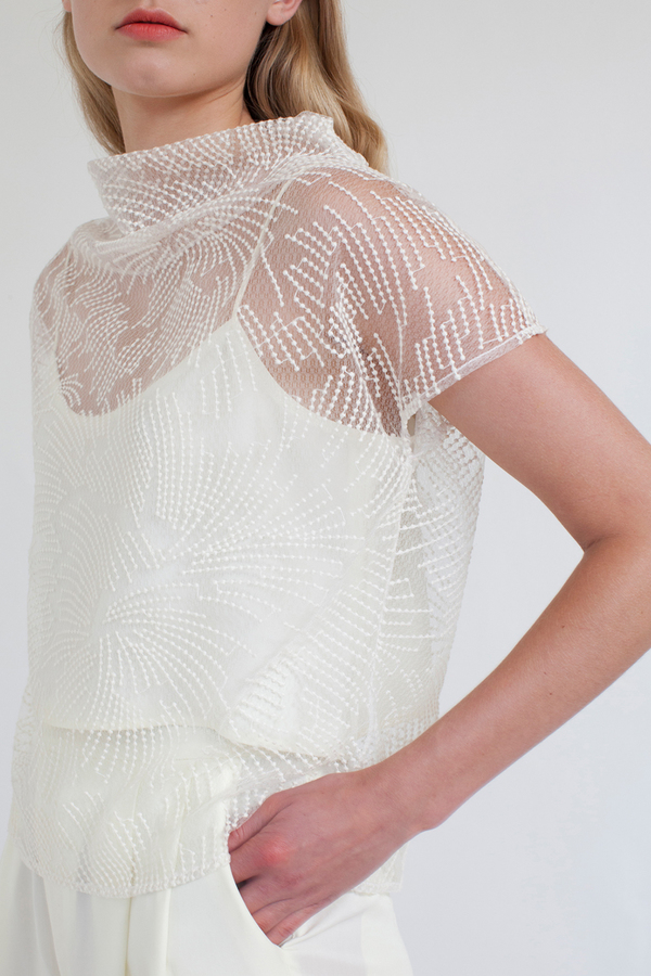 Silvae Hofman Top in Cream Lace Silvae Hofman Top in Cream Lace