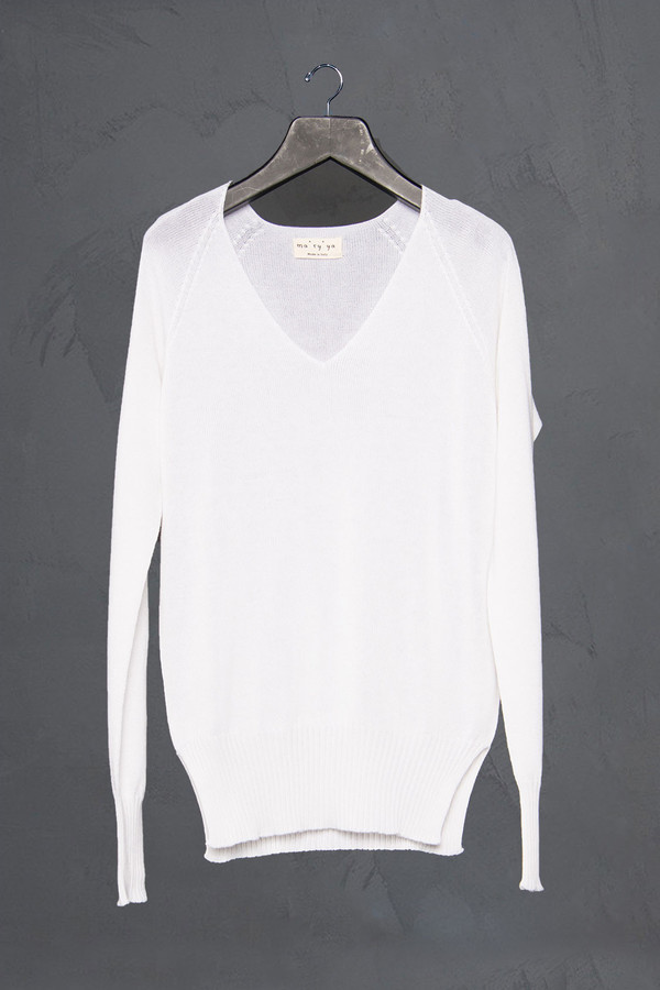 Ma'ry'ya Side Slit Pullover Ma'ry'ya Side Slit Pullover