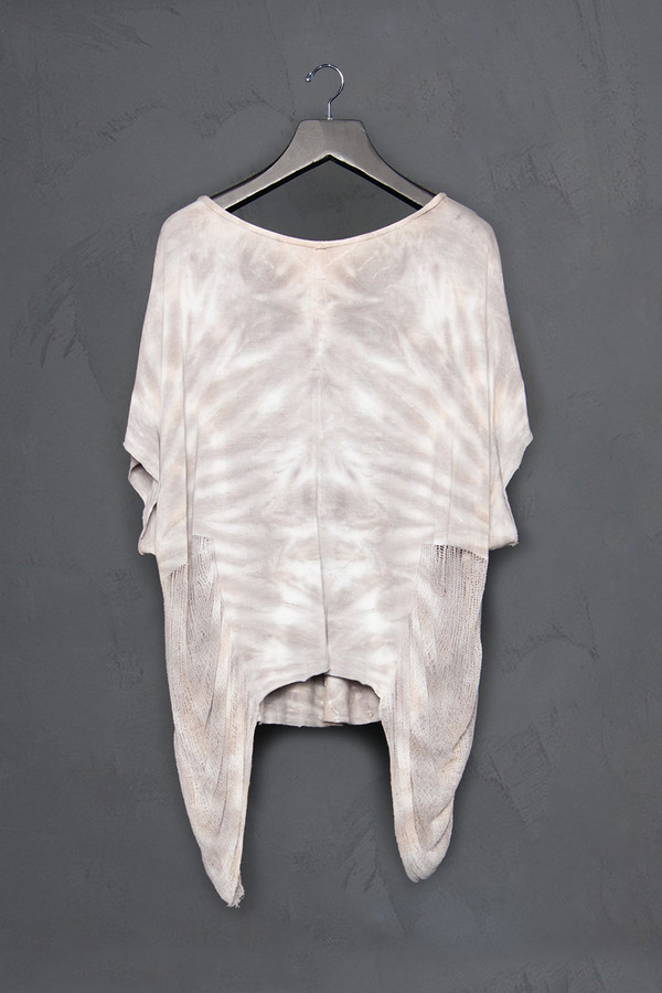 Raquel Allegra Tie Dye Butterfly Shred Top Raquel Allegra Tie Dye Butterfly Shred Top