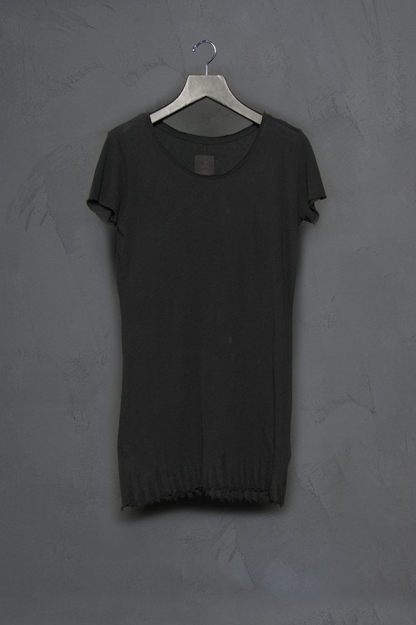 Thom / Krom Raw Edge Drop Stitch Hem Tee Thom / Krom Raw Edge Drop Stitch Hem Tee