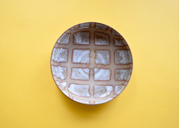 Red Planet Pottery: Gridded Bowl Red Planet Pottery: Gridded Bowl
