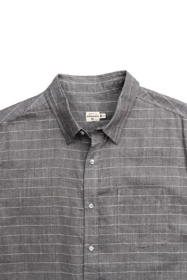 Men's Bridge & Burn Harbor Gray Stripe Men's Bridge & Burn Harbor Gray Stripe