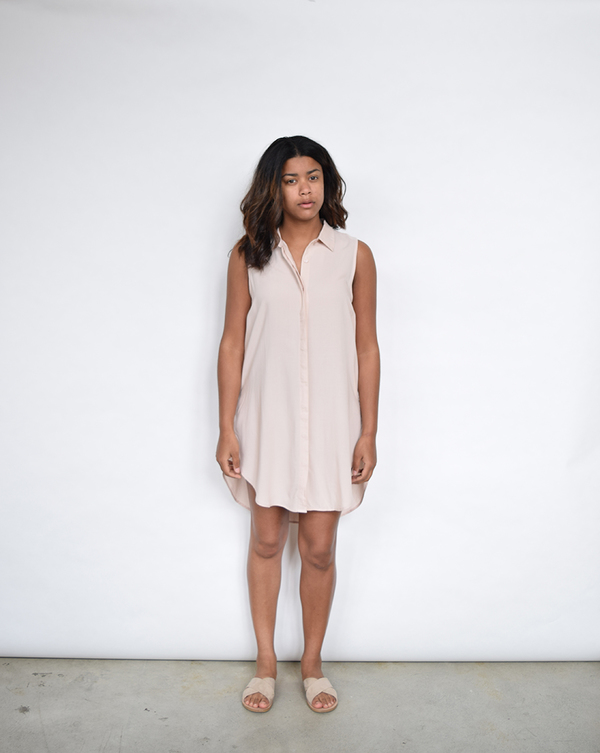 Lumiere Blush Shirt Dress Lumiere Blush Shirt Dress