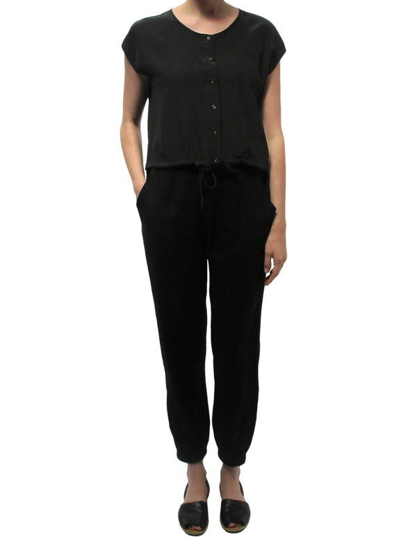 Ali Golden Black Drawstring Hem Shirt Ali Golden Black Drawstring Hem Shirt