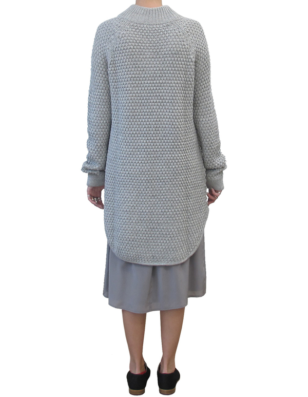 ALI GOLDEN RICE-STITCH SWEATER DRESS ALI GOLDEN RICE-STITCH SWEATER DRESS