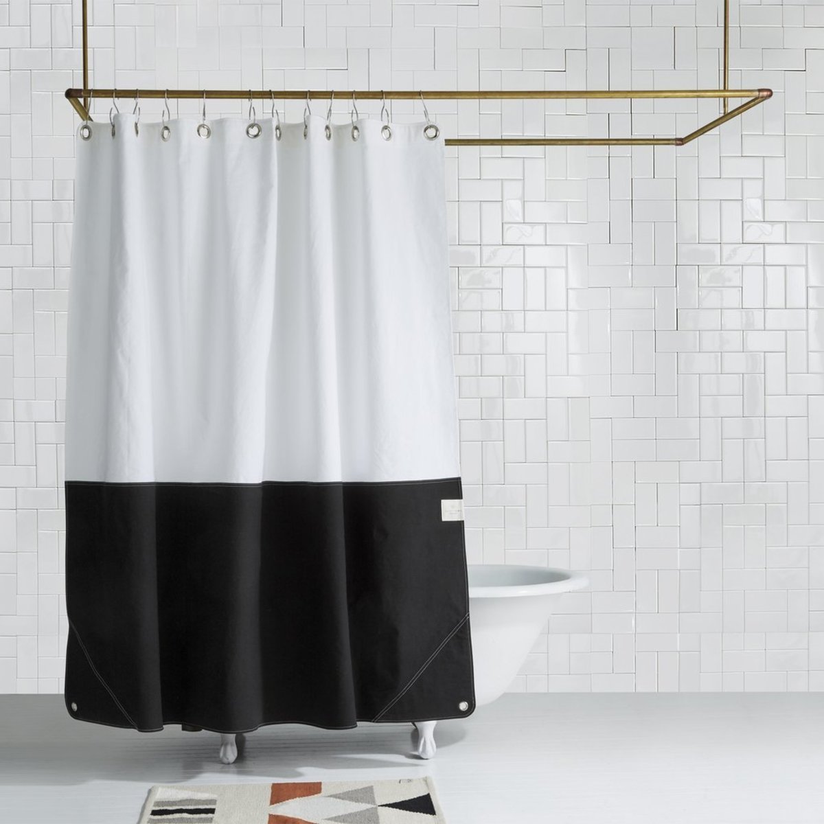 Quiet Town Canvas Beach House Orient Shower Curtain Garmentory
