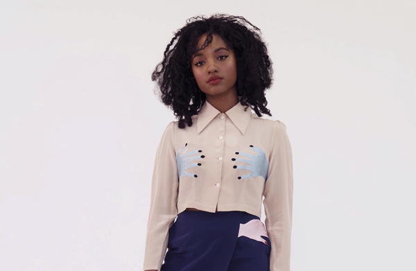 HKM NYC Cathy's Hands Blouse HKM NYC Cathy's Hands Blouse