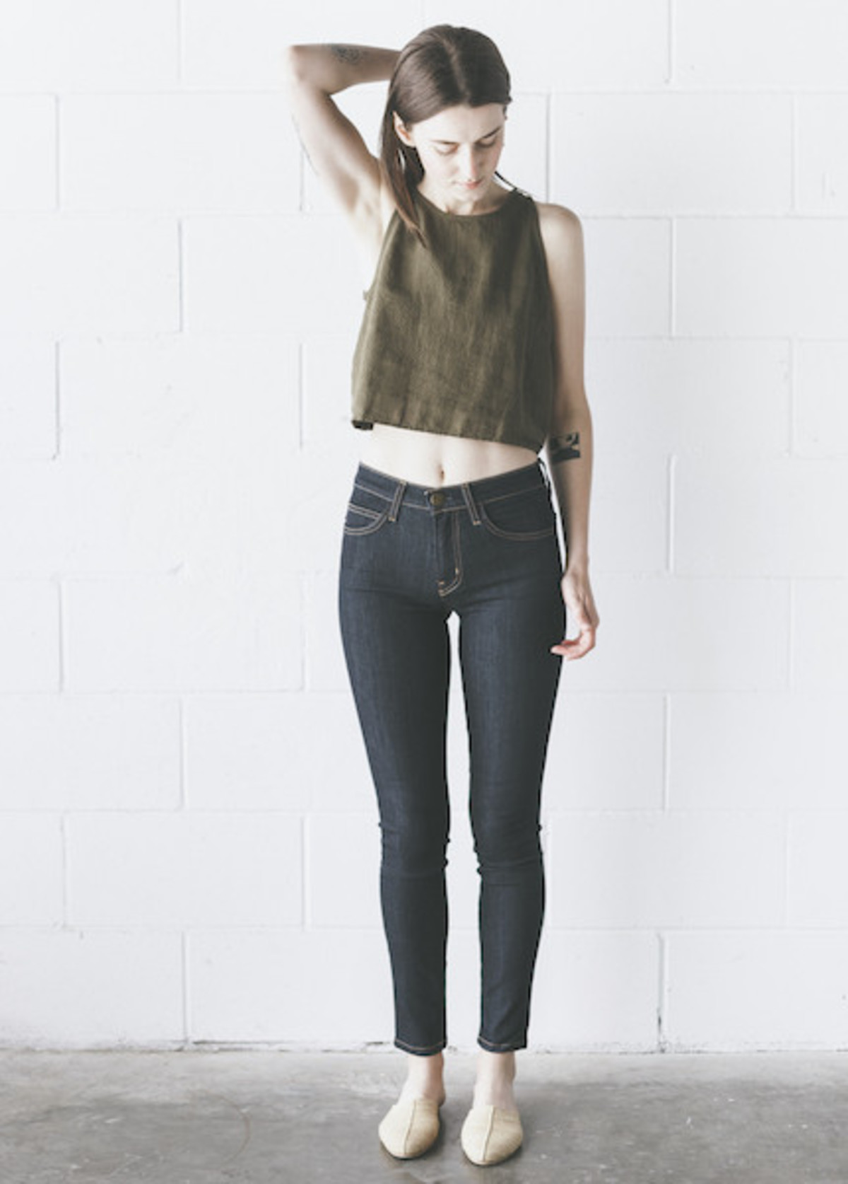 Waist Ankle Skinny in Rinse | Garmentory