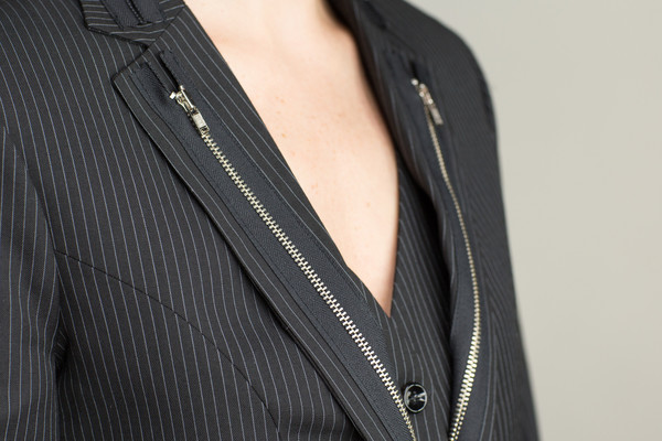 Any Old Iron 3 Piece Pin Stripe Zip Suit Any Old Iron 3 Piece Pin Stripe Zip Suit