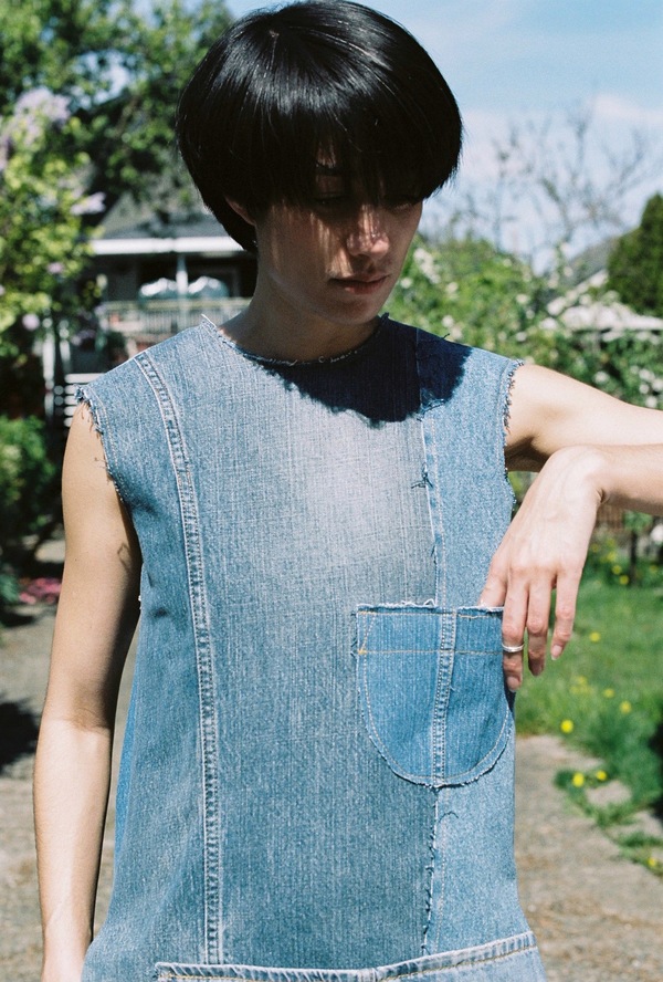 Assembly Shift Dress - denim patchwork Assembly Shift Dress - denim patchwork
