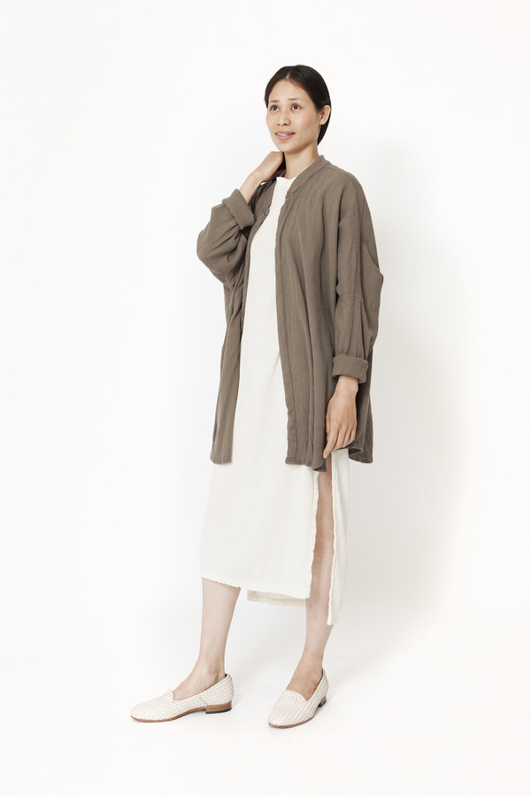 Black Crane Square Shirt (Grey) Black Crane Square Shirt (Grey)
