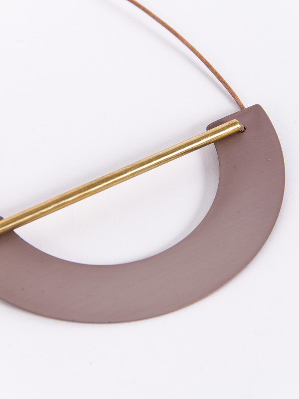 Ladies & Gentlemen Big Arch Necklace Mauve Ladies & Gentlemen Big Arch Necklace Mauve