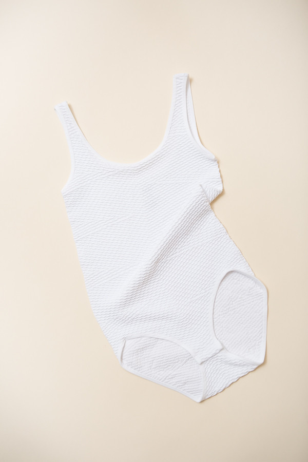 Just Female Grease Bodysuit / White Just Female Grease Bodysuit / White
