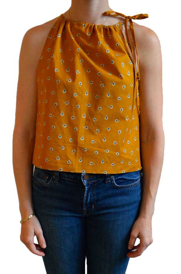 Liam of York Flower Halter Top Liam of York Flower Halter Top