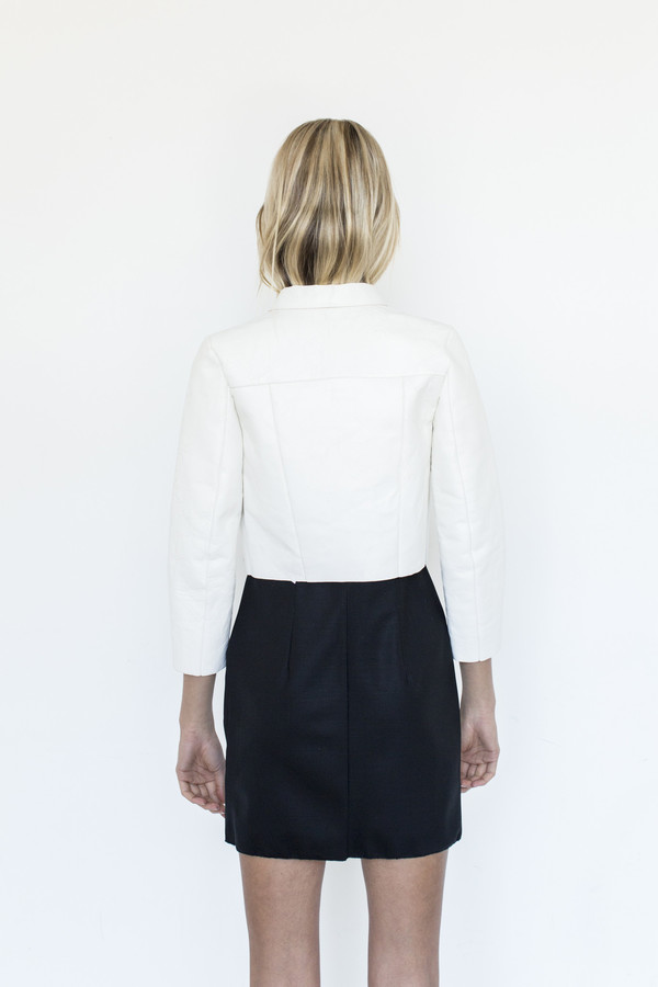 Gabriela Coll Garments Hand-lacquered Leather No.8 Jacket Gabriela Coll Garments Hand-lacquered Leather No.8 Jacket