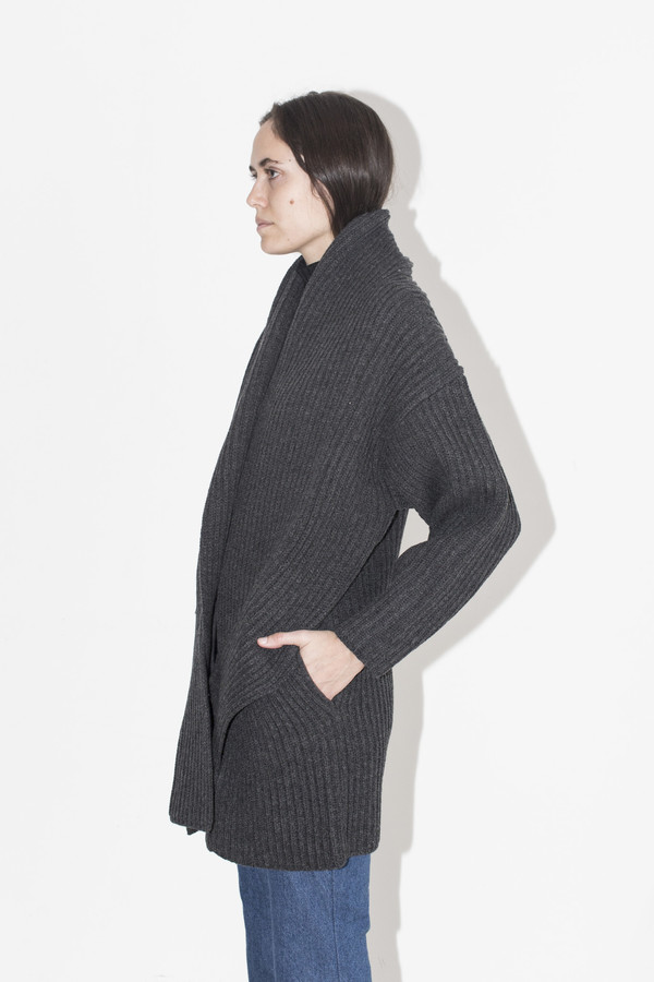 Sayaka Davis Charcoal Cable Cardigan Sayaka Davis Charcoal Cable Cardigan