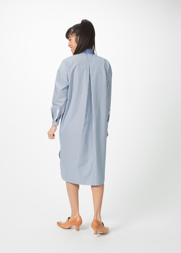 Odeeh Shirtdress with Gold Trim Odeeh Shirtdress with Gold Trim