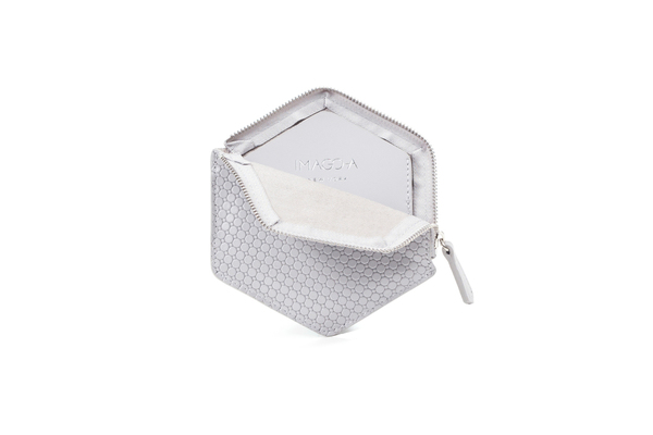Nº32 Hexa Wallet Honeycomb in Light Gray Nº32 Hexa Wallet Honeycomb in Light Gray