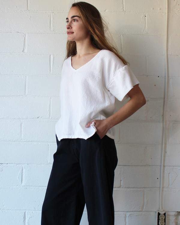 esby KARA KIMONO TOP - WHITE esby KARA KIMONO TOP - WHITE