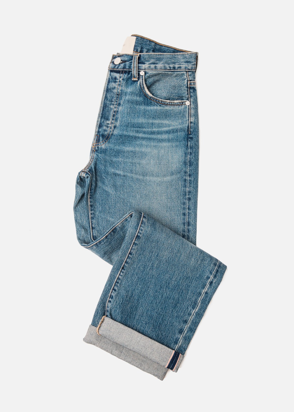 cqy vinyl vintage relaxed jeans