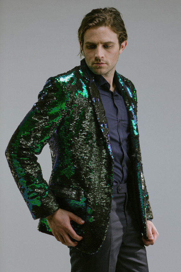 Any Old Iron Peacock Sequin Blazer Any Old Iron Peacock Sequin Blazer