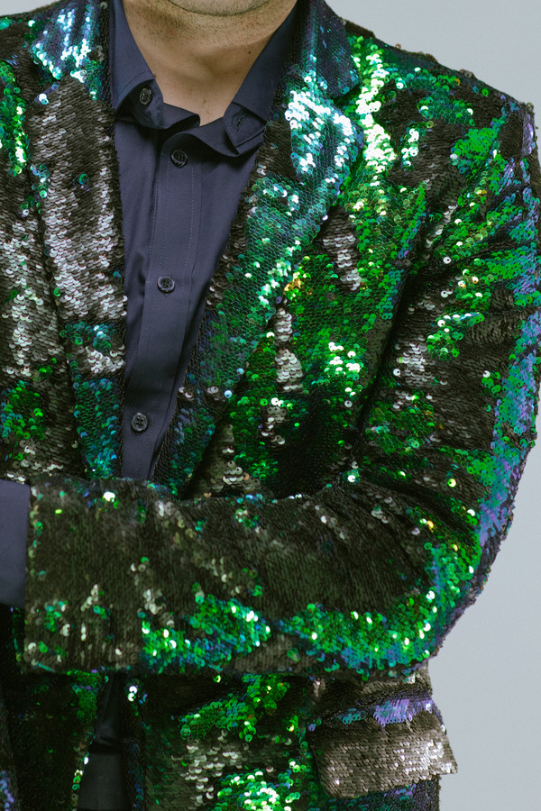 Any Old Iron Peacock Sequin Blazer Any Old Iron Peacock Sequin Blazer
