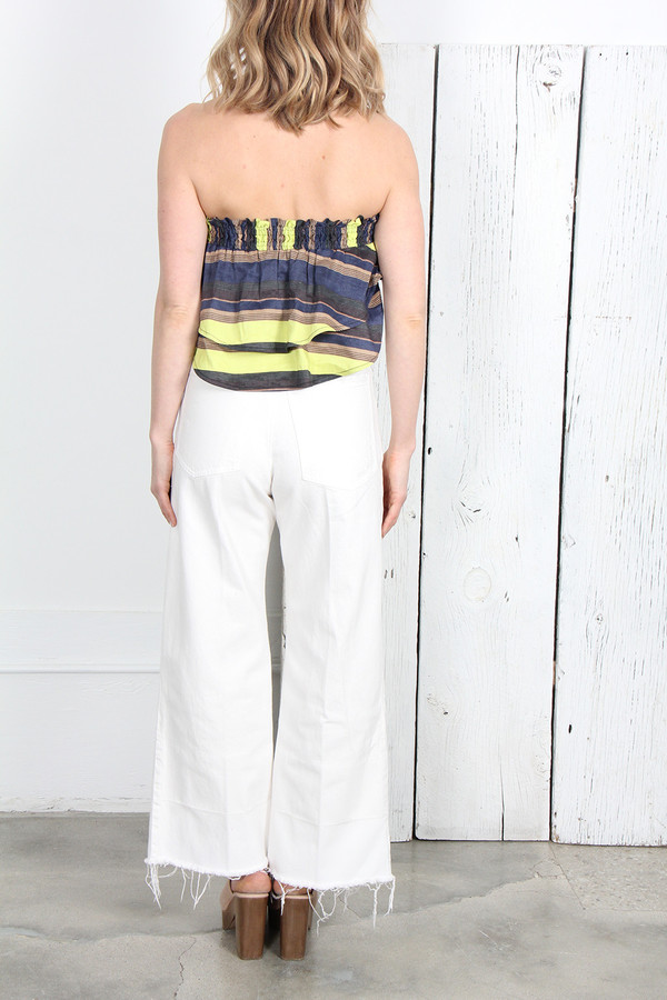 Apiece Apart ELISA SLEEVELESS TOP - MIDNIGHT STRIPE Apiece Apart ELISA SLEEVELESS TOP - MIDNIGHT STRIPE