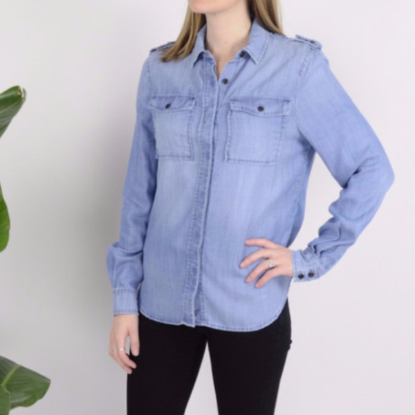 FRAME Denim Le Military Shirt FRAME Denim Le Military Shirt