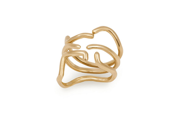 Shahla Karimi 14K Gold Subway Ring - Yankee Stadium to Wall Street Shahla Karimi 14K Gold Subway Ring - Yankee Stadium to Wall Street
