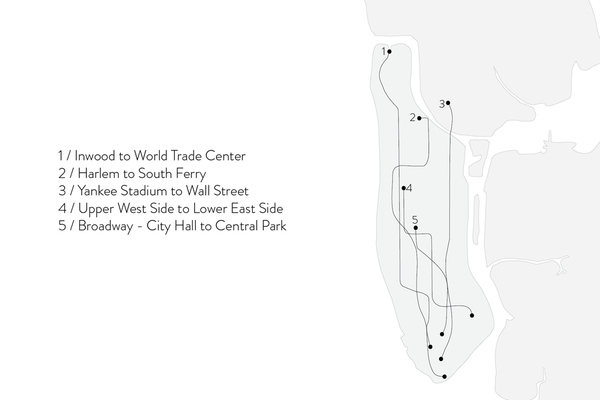 Shahla Karimi Subway Series Cuff - Inwood to World Trade Center Shahla Karimi Subway Series Cuff - Inwood to World Trade Center