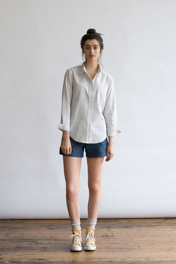 Bridge & Burn Lane White Speckle Shirt Bridge & Burn Lane White Speckle Shirt
