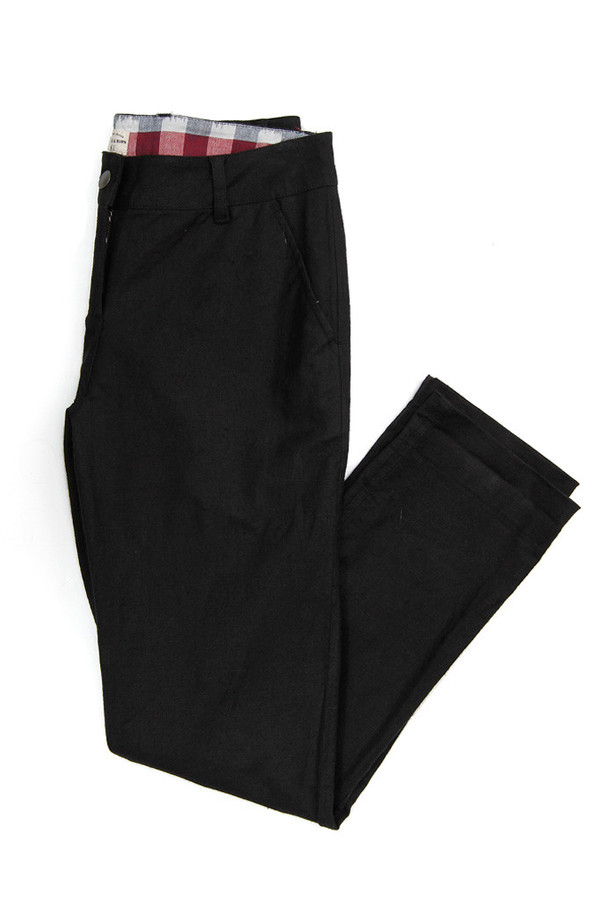 Bridge & Burn Market Trouser Black Linen Bridge & Burn Market Trouser Black Linen
