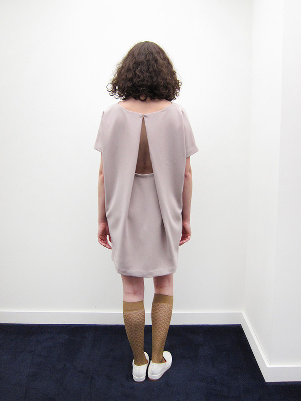BLESS Knee Socks, Black/Beige BLESS Knee Socks, Black/Beige