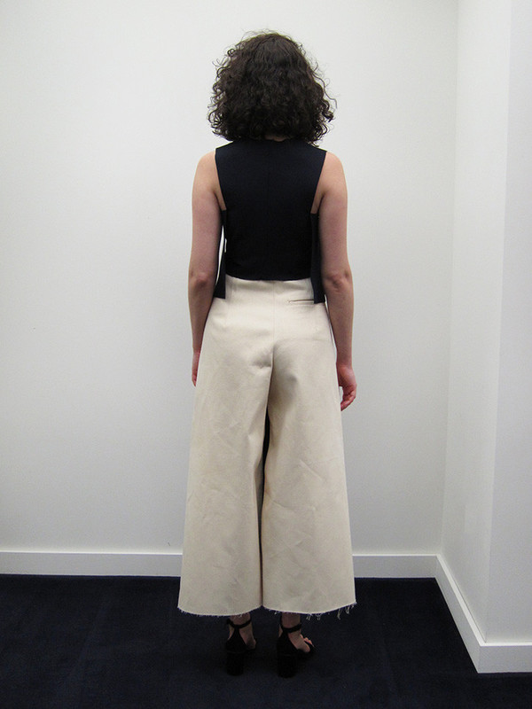 Nancy Stella Soto Offset Denim Trouser Nancy Stella Soto Offset Denim Trouser