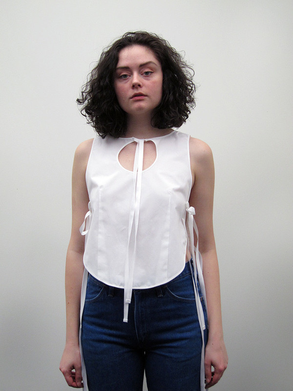 Kahle Ribbon Tie Bib Kahle Ribbon Tie Bib