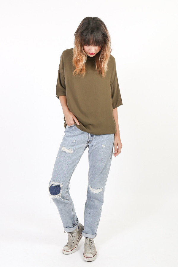 Black Crane Square Top Black Crane Square Top