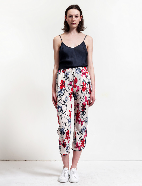 Thakoon Floral Cropped Trousers Thakoon Floral Cropped Trousers