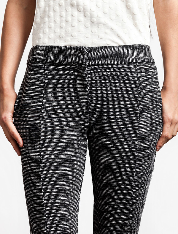 Thakoon Addition Slim Pant Black and White Thakoon Addition Slim Pant Black and White