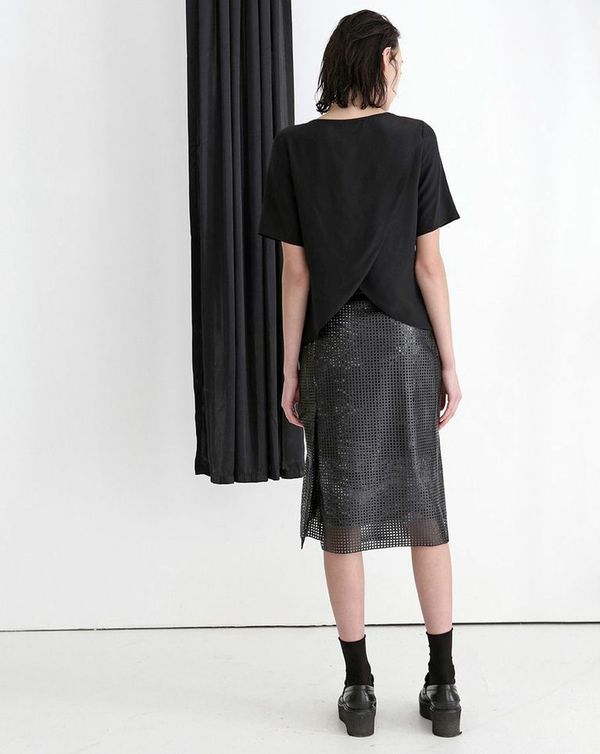 Silvae Beckley Grid Skirt Silvae Beckley Grid Skirt