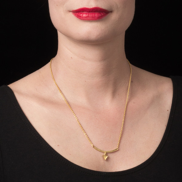 Alynne Lavigne Triangle Bar Necklace Alynne Lavigne Triangle Bar Necklace